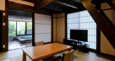 離れ和洋室：椿-tsubaki- 展望風呂付 8畳＋寝室