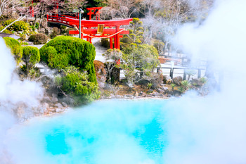 Onsen Prefecture Popular sightseeing spots in Oita Beppu Hell Tour Umi Jigoku