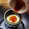 夕食時に出た名物窯プリン