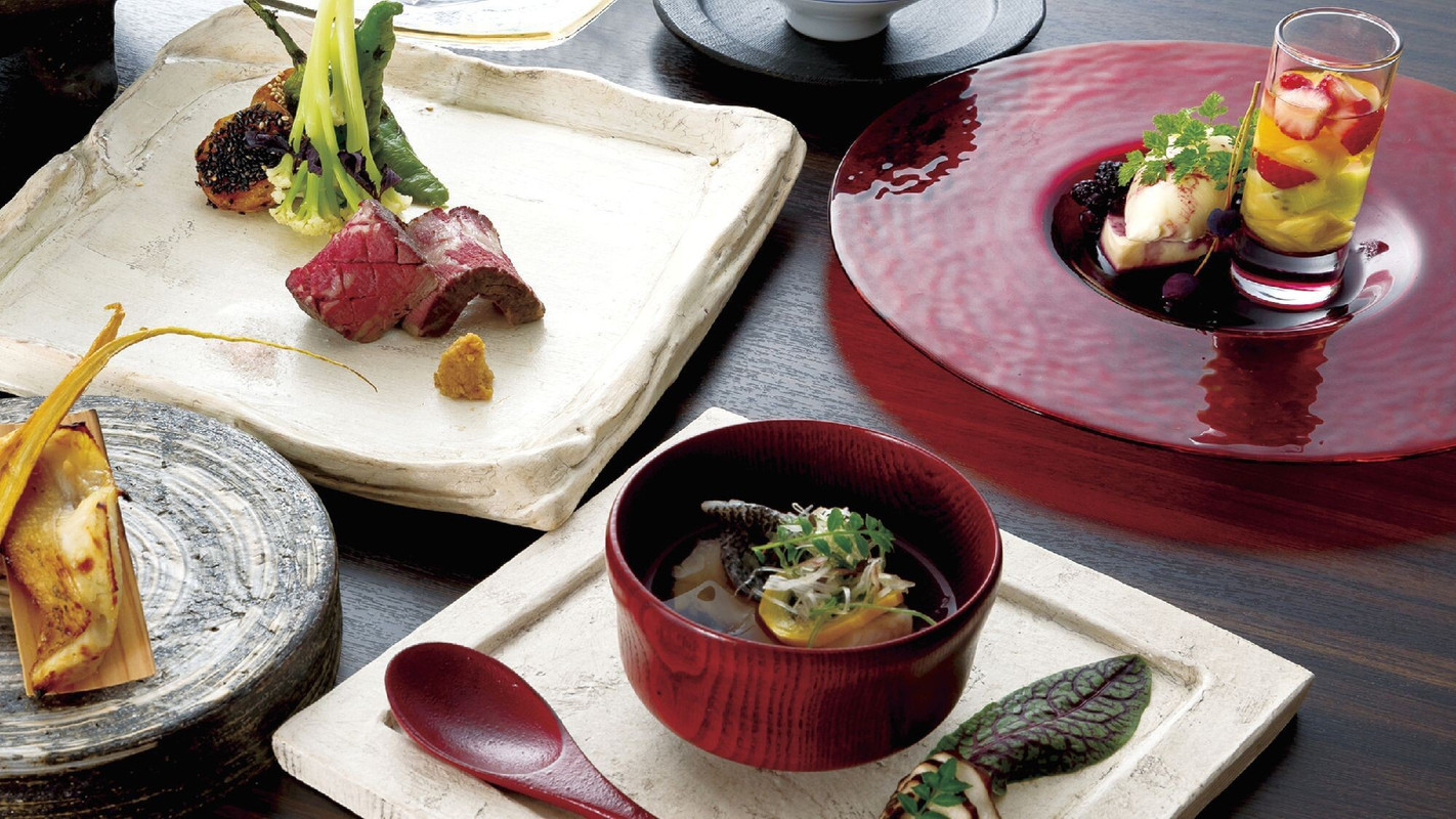 夕食／フレンチジャポネコース一例①