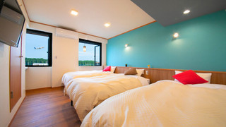 トリプルルーム 飛行機ビュー