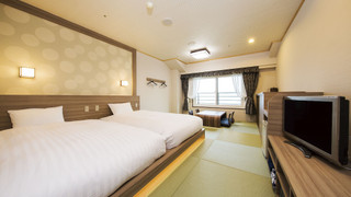 【和洋室】禁煙スタンダードルーム 28.8平米 シングルベッド2台および布団2組