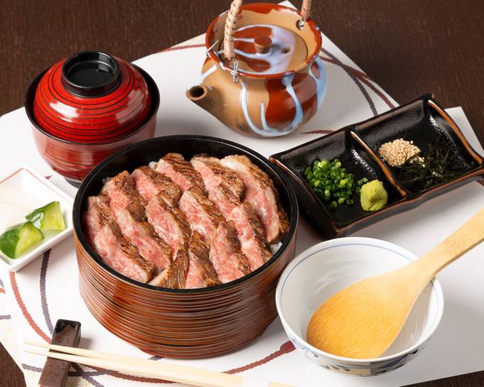 能登牛ランチステーキひつまぶし / 2