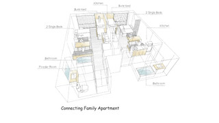 コネクティングファミリーアパートメント 禁煙