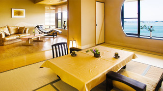和洋室 飛島館スイート専用露天風呂付