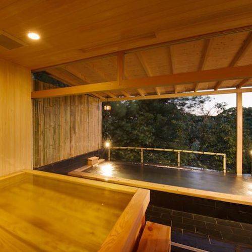 1.2m×7mの大きな
貸切露天風呂を満喫 / 2