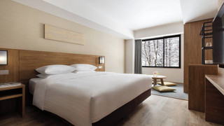 プレミアム ルーム キングベッド 1 台 (Hot Spring)