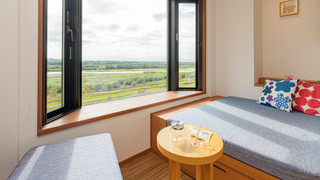 和洋室 折りたたみ式月観デイベッド付 リバービュー 禁煙