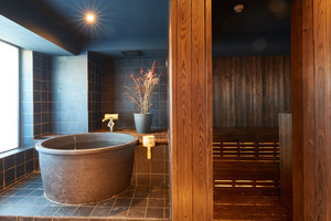 貸切サウナは茶室をイメージ