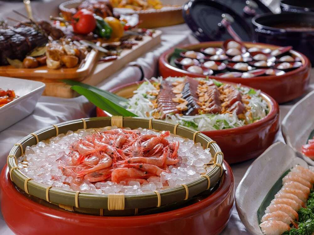 夕食ビュッフェ①