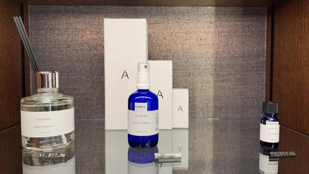 館内で使用されているアロマ商品 / 4