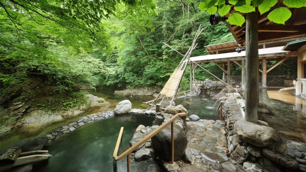 広瀬川源流露天風呂 河原の湯 / 3