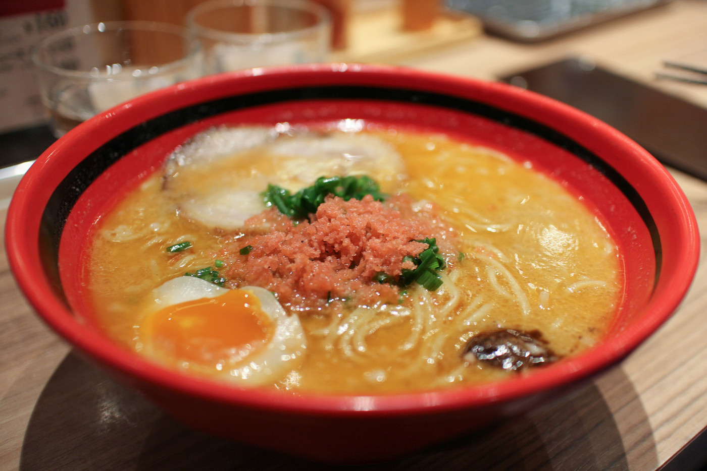 「えびそば一幻 新千歳空港店」料理 901739 えびしお 細麺 あじわい ☆