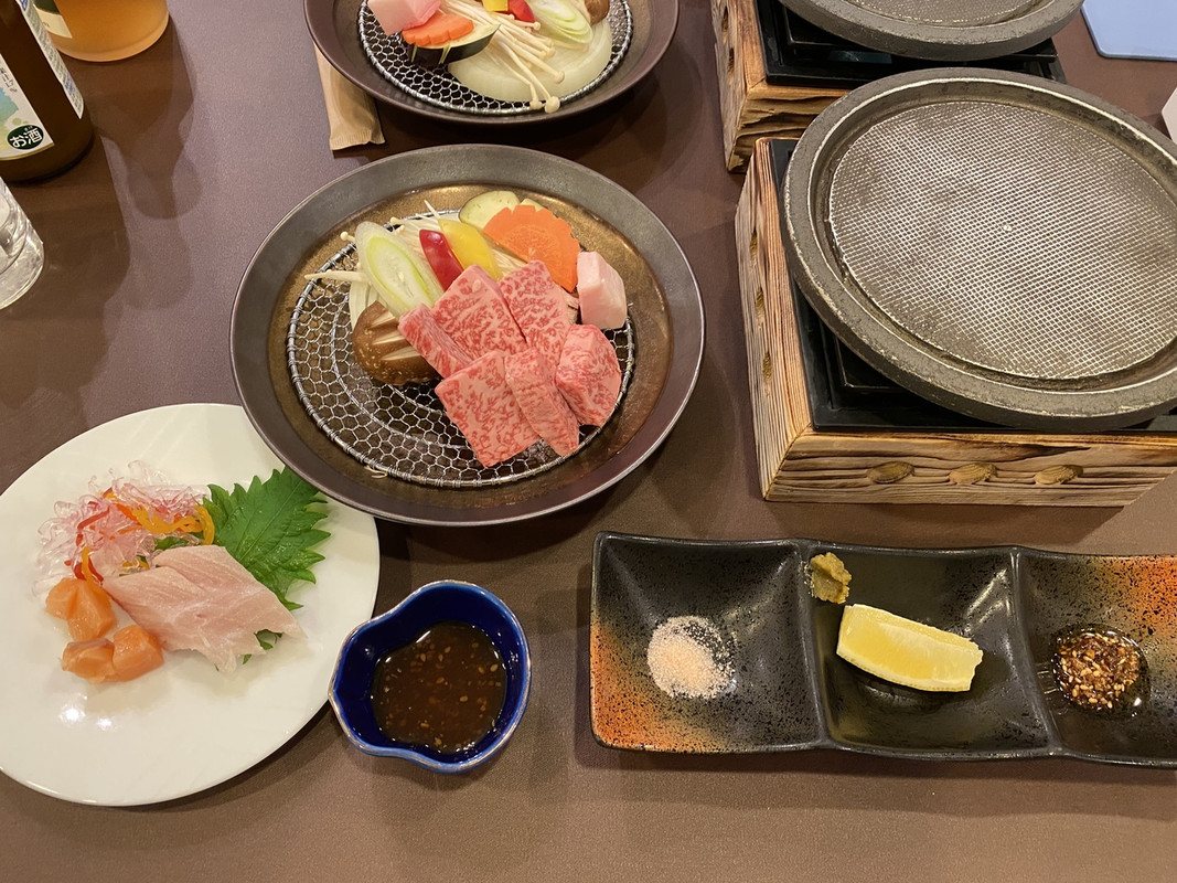 ブィフェに追加したかずさ和牛の鉄板焼