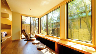 スーペリア ツインルーム サウナ ガーデンビュー