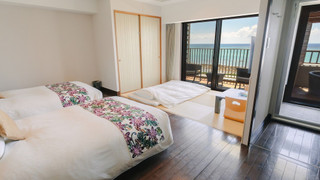 温泉露天風呂付/デラックス和洋室/オーシャンビュー