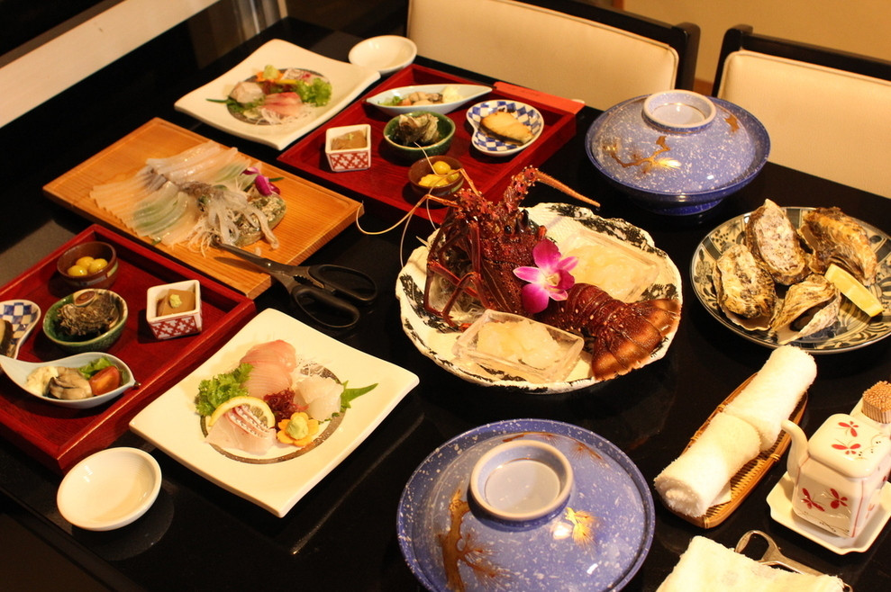 「清力旅館」 料理 23333848 迷って!選んでお得なプラン(伊勢海老選択)(2013) ※牡蠣は含みません