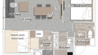 エグゼクティブスイート 1ベッドルーム 5ベッド(和室付き) 禁煙