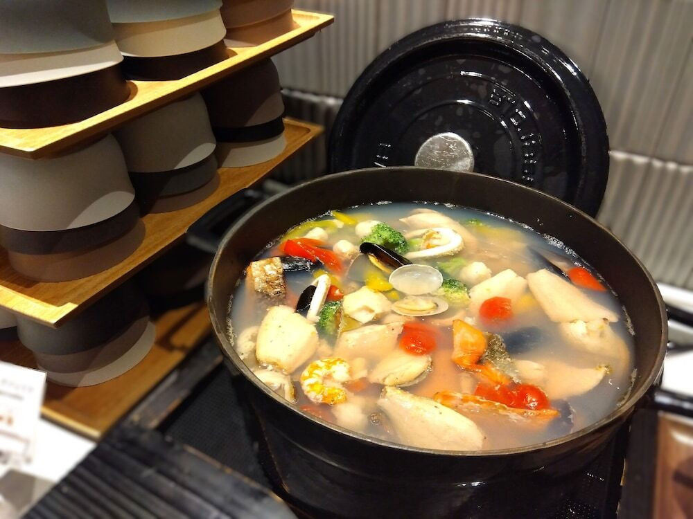 朝食ビュッフェ