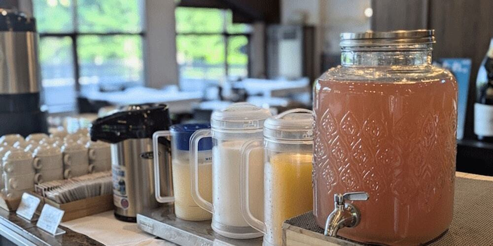 朝食ビュッフェ