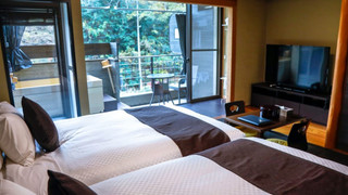 [和モダン和室]27平米＋専用テラス8平米　総檜露天風呂　喫煙