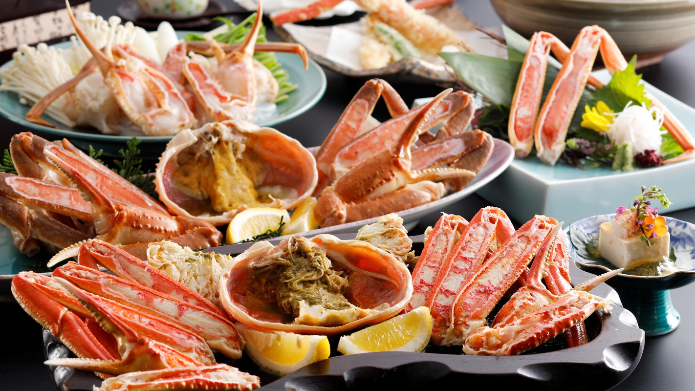 カニフルコース(冬)メニュー例