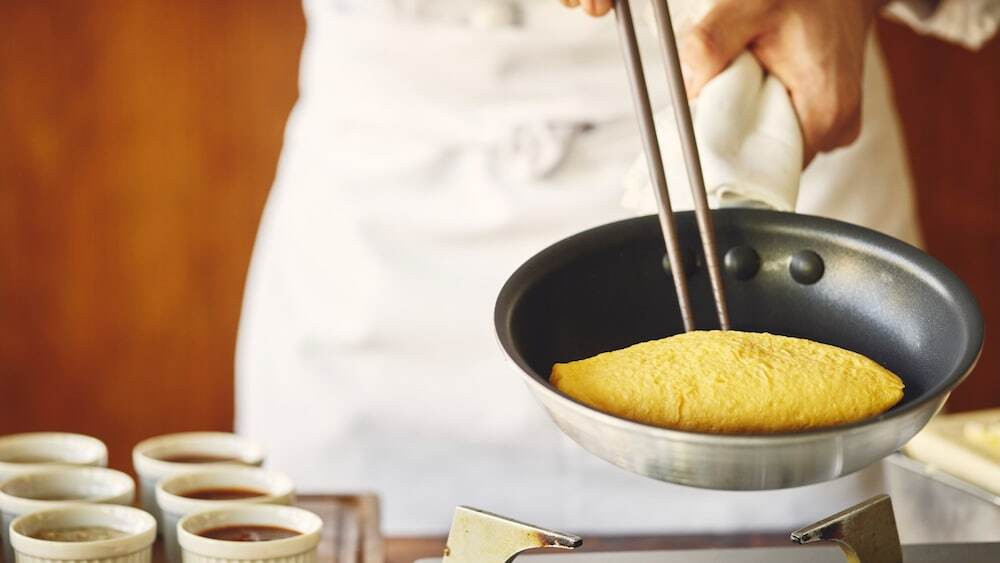 朝食ビュッフェ