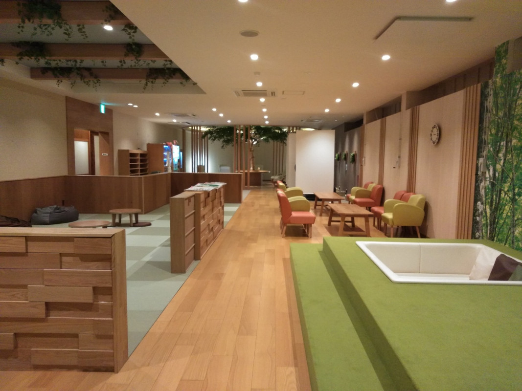 リラックスエリア「森の音」です。