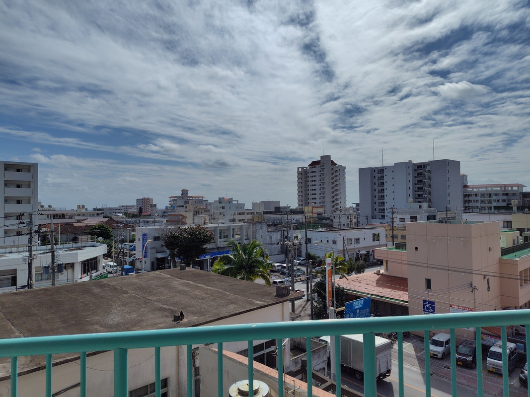 市内を見下ろす