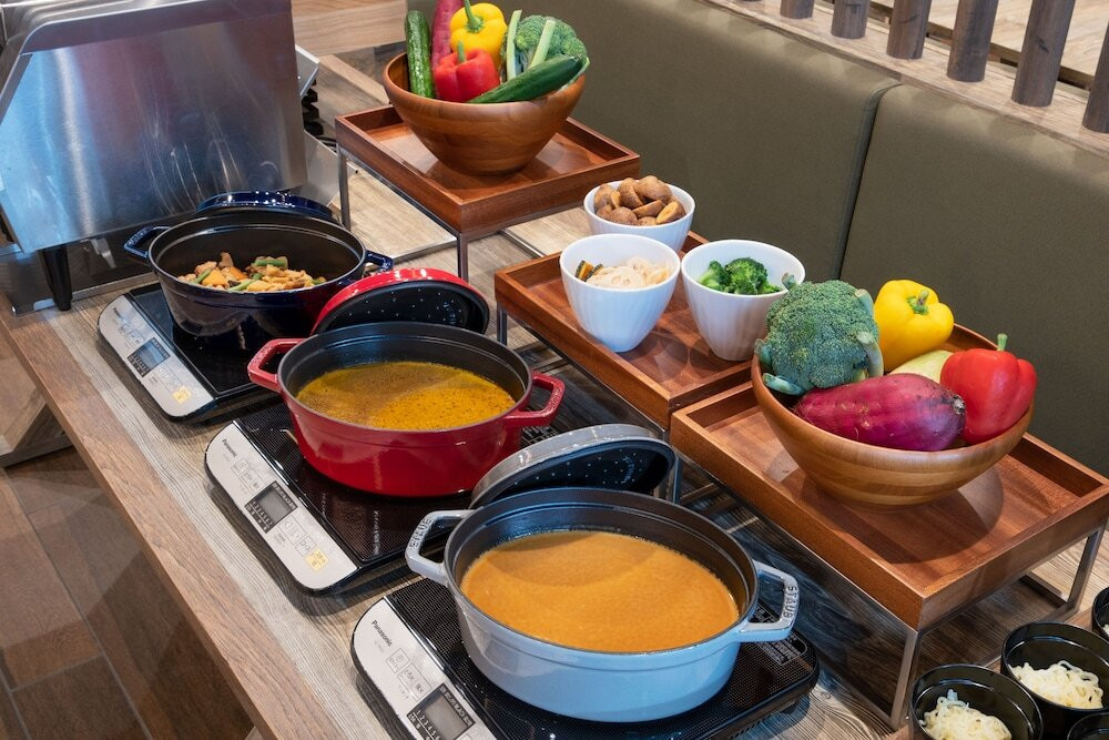 朝食ビュッフェ