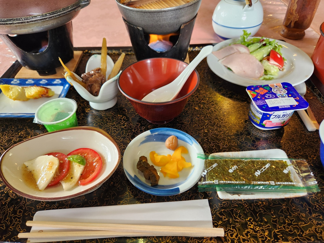 朝食は美味しかった