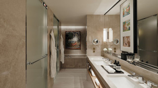 デラックス スイート ダブルベッド 2 台