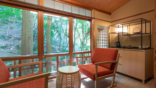 Japanese Traditional Room (10 Tatami Mats with bath, can't serve dinner after 7 P.M. )
