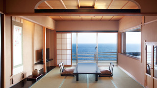 展望風呂付き客室(和室8+6畳) フレンチ懐石