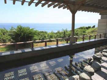 「ホテルニュー 白亜紀」 内観 80308533 太平洋一望の天然温泉　露天風呂