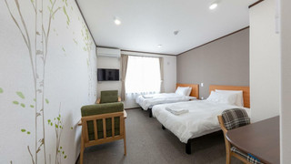 ベーシック ツインルーム 禁煙 冷蔵庫 (シングルベッド2台もしくはキングベッド1台)