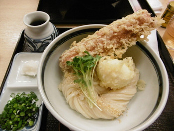 「手打ちうどん 紅屋」料理 1202406 ちく天ぶっかけ