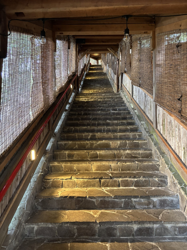 露天風呂への道のり③
