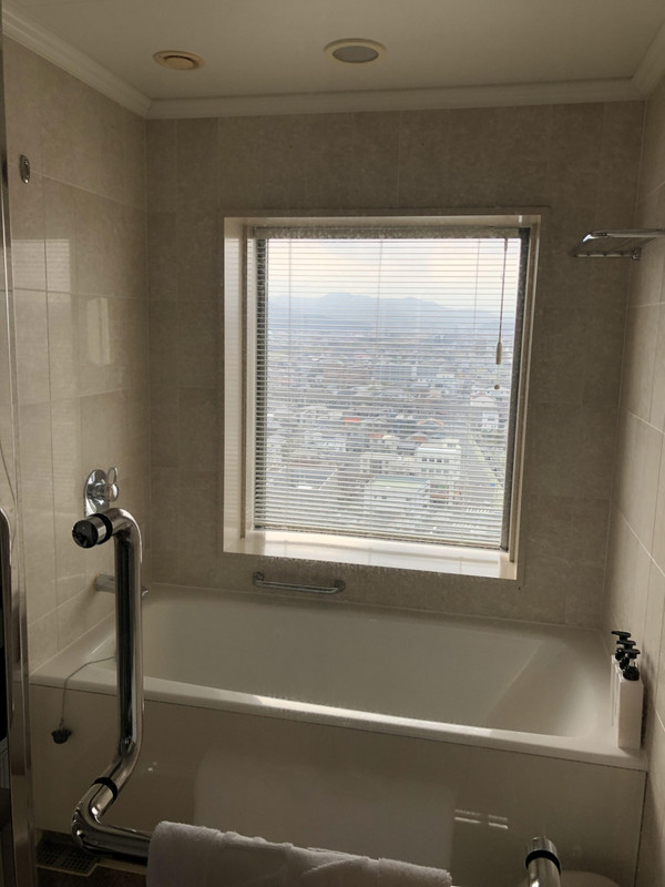 お風呂から外が見えるなんてすごい