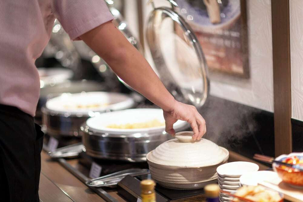 朝食ビュッフェ