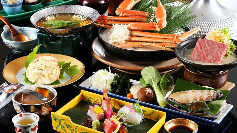 冬の三大味覚を用いた会席