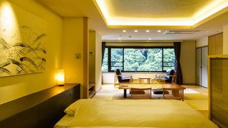 【せせらぎ亭】和室7畳＋ツイン＋広縁 温泉内風呂・トイレ付