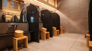 大浴場の洗い場 / 4