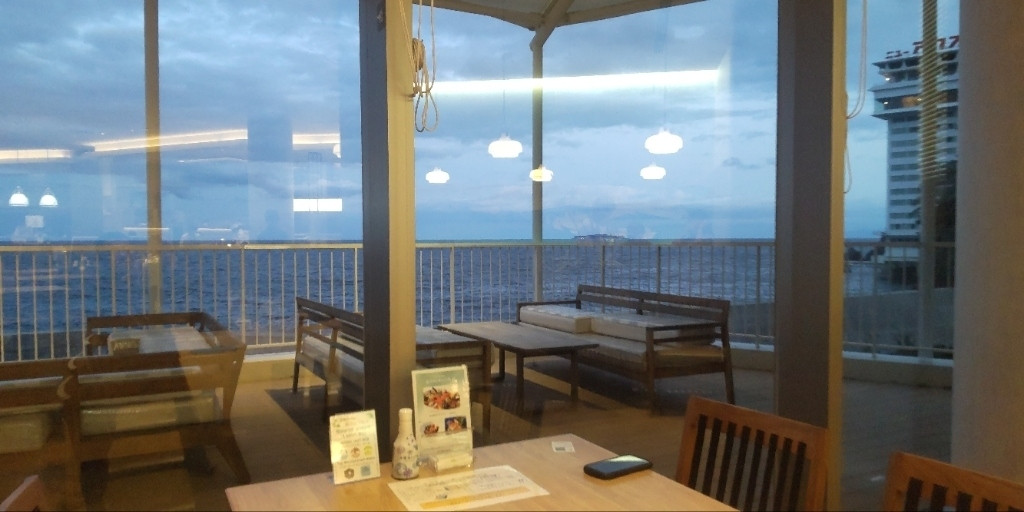 食事会場からの景色