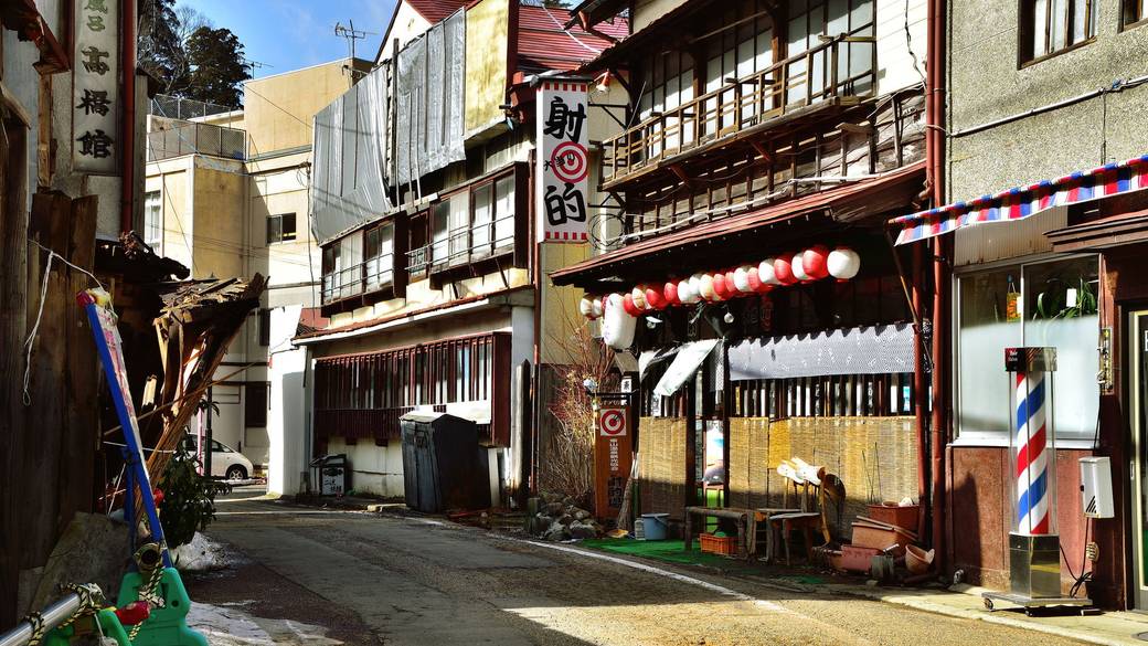 東山温泉街 / 1