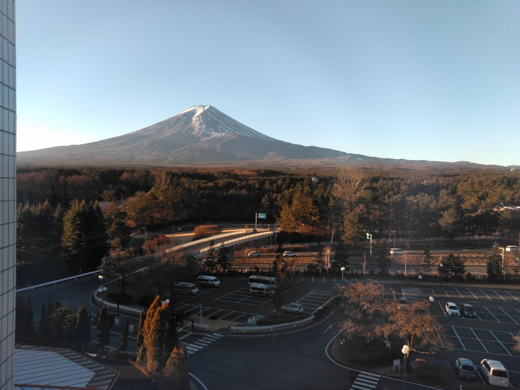 スタンダードダブルルームからの眺めです。