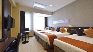 天然温泉（サウナ）特典付き！パーシャルハリウッドツインルーム 4名利用【メインタワー】