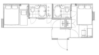 コネクティングルーム 禁煙 (ダブルx2)