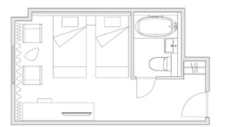 スタンダード ツインルーム 禁煙