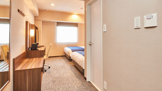 ツインルーム 禁煙(熊本城は見えません)